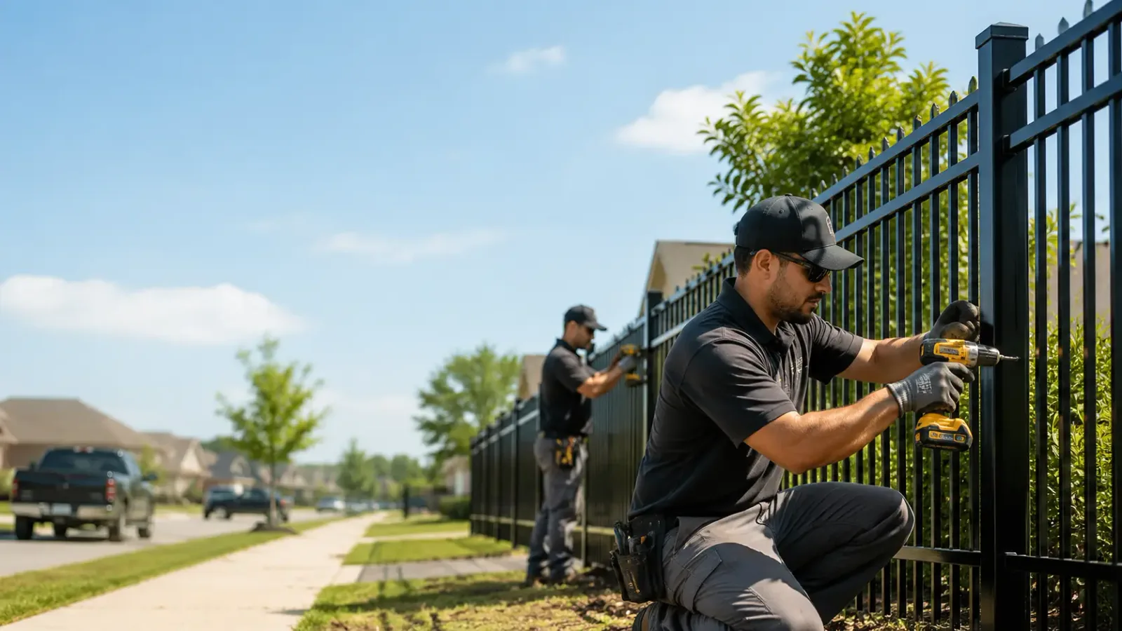 Metal Fence Installation in Taylors, SC